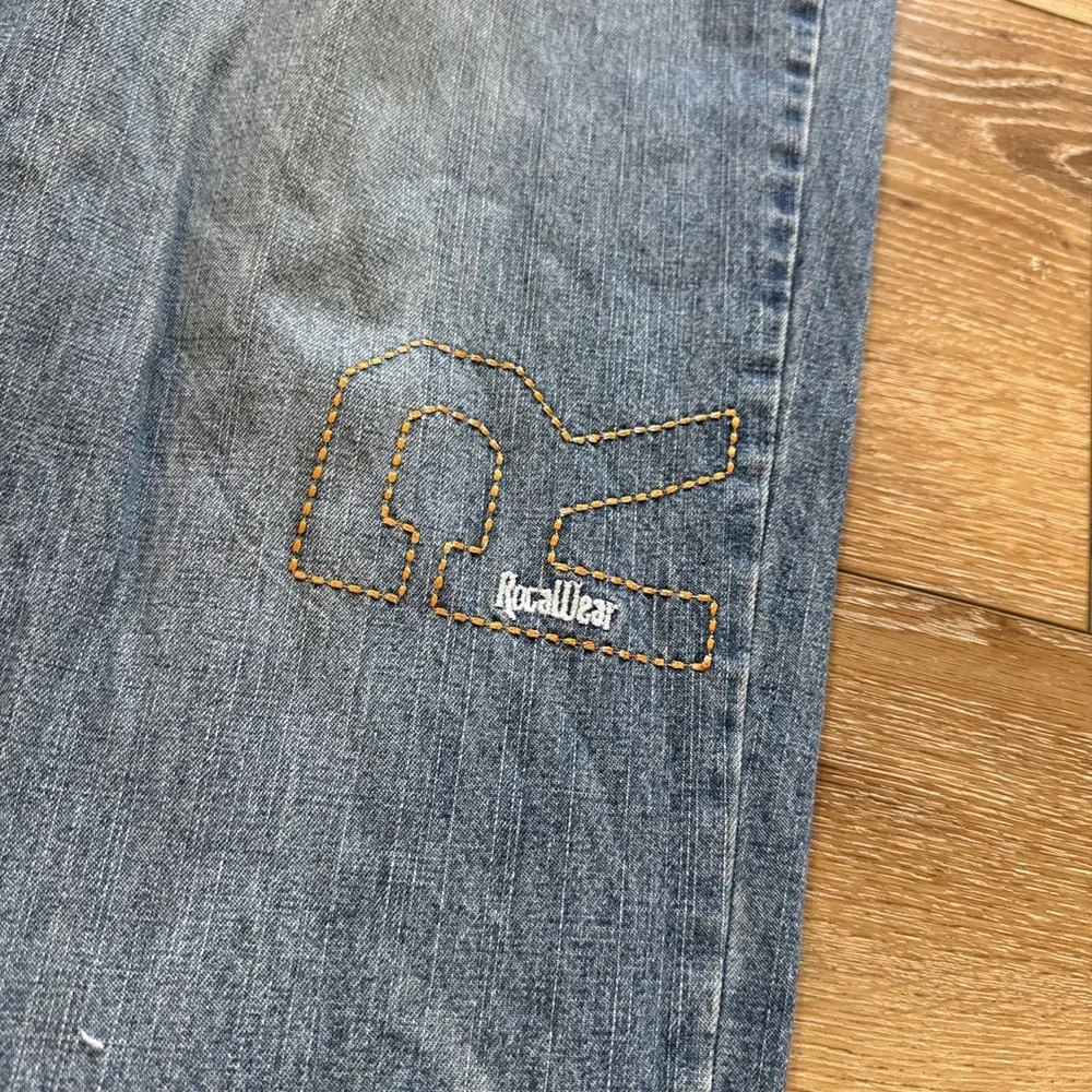 Vintage Rocawear Jeans Mens‎ 36 x 32 Loose Fit Denim Y2K Baggy Wide Leg Skater